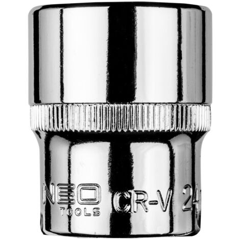 Llave de vaso neo 08-424 acero cromo-vanadio garantía 25 años