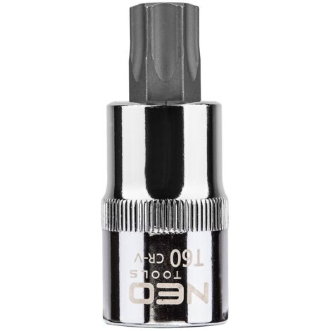 Llave de vaso neo-tools torx socket bit 55 mm cromo vanadio