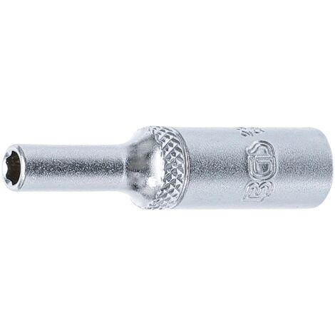 Llave de vaso Super Lock, larga  entrada 6,3 mm (1/4")  4 mm