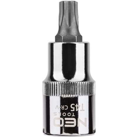 Llave de vaso torx neo tools 08-755 acero cromo vanadio 55 mm