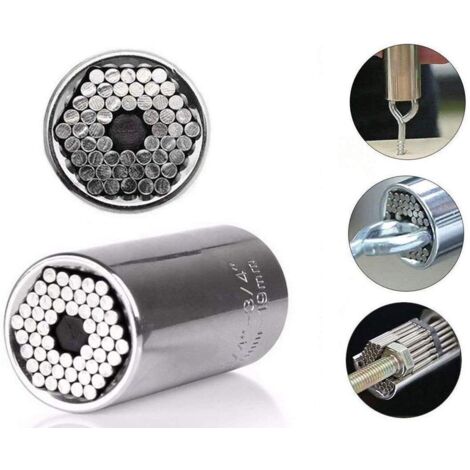 LLAVE DE VASO UNIVERSAL 3/8 " 7 a 19 mm Multifuncion