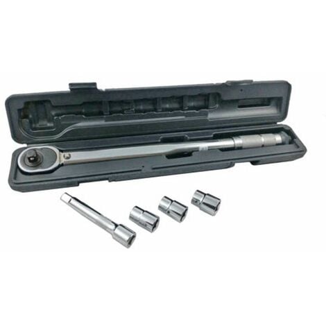 TSX TOOL LLAVE DINAMOMETRICA 1/2'' 28-210 NM CON ALARGADERA Y 3 VASOS