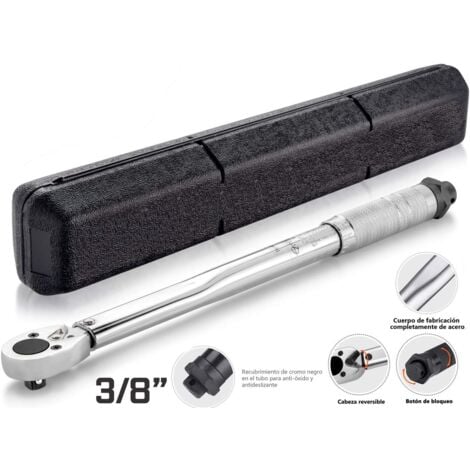 LLAVE DINAMOMETRICA 3/8" 19-110 NM con certificado de calibracion