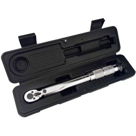 Llave dinamométrica ajustable de 1/4" - Llave de trinquete multiusos para reparaciones, 525 Nm de torque