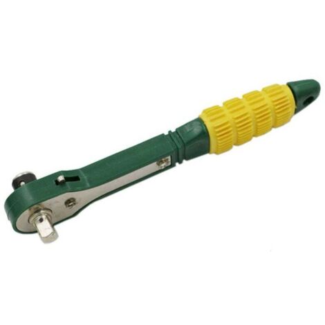 Llave dinamométrica de trinquete de 1/4, mini llave de trinquete hexagonal con doble cabezal para reparación de bicicletas u otros vehículos.