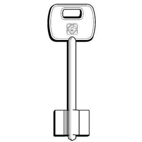 Llave doble mapa ISEO 5IE11 SILCA