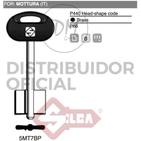 LLAVE DOBLE PALA 5MT7BP MOTTURA