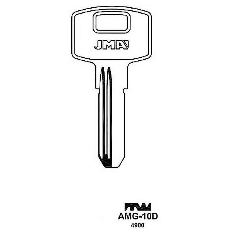 

llaves jma seguridad laton mod amg-10d (caja 10 unidades) - Mibricotienda