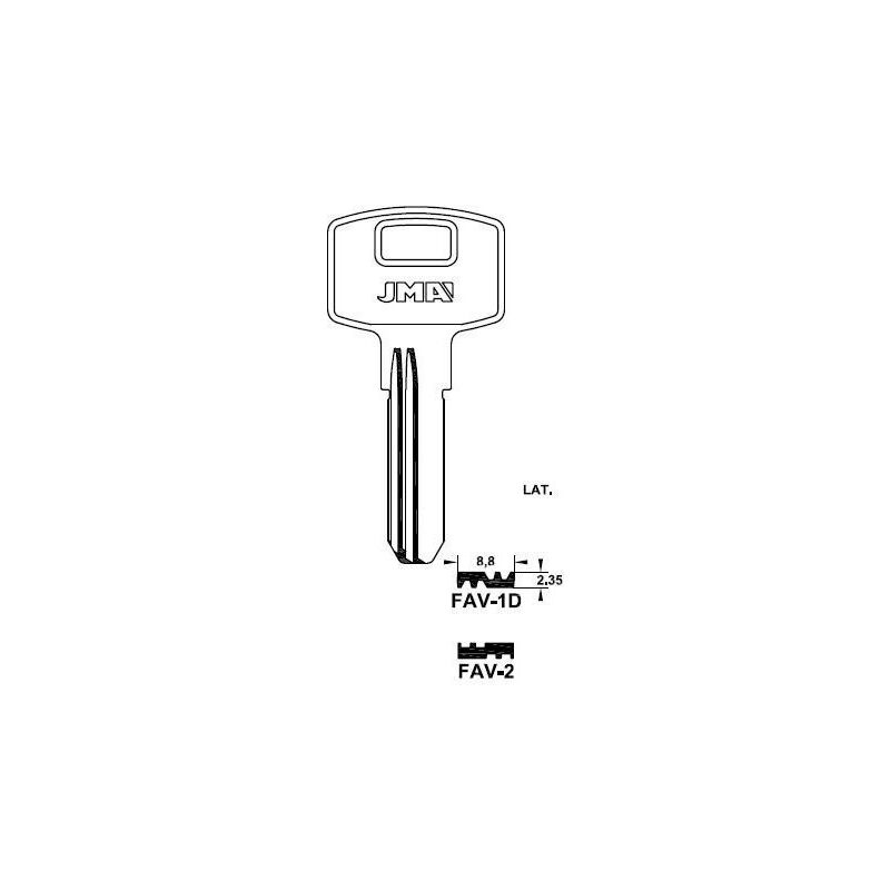 

Llave Puntos En Bruto Jma Laton Fav-1D