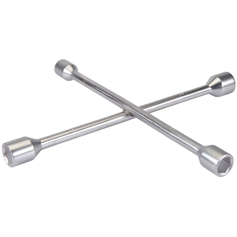 Silverline - Llave en cruz 17, 19, 21 y 23 mm