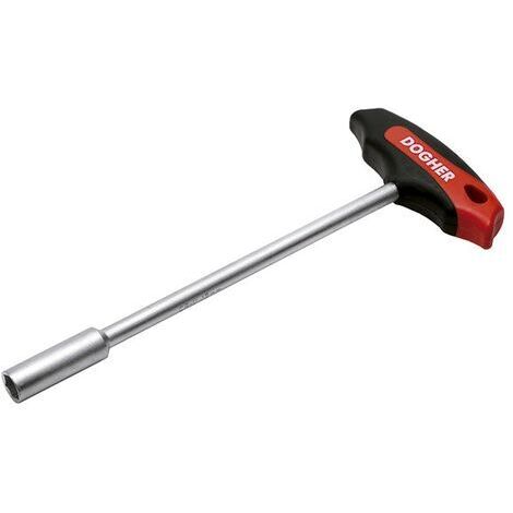 Llave en T con vaso hexagonal de 8mm  DOGHER 621-08