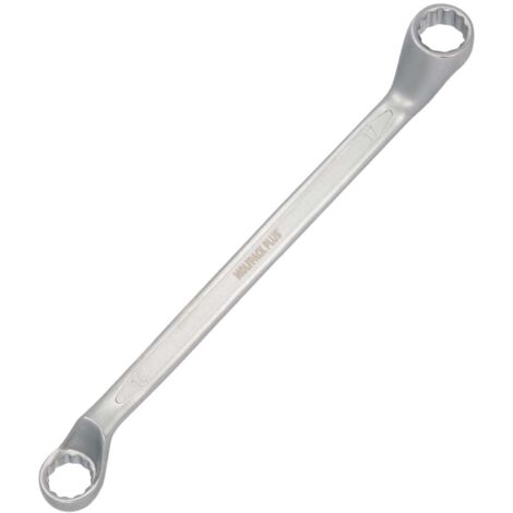 Llave Estrella Acodada Plus Acero Cromo Vanadio 16x17 DIN 838