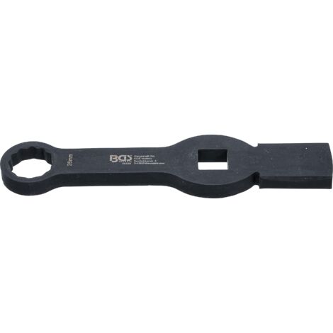 Llave estrella de impacto  bihexagonal  con 2 caras de golpe  26 mm