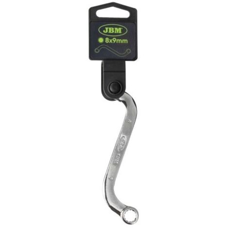 Llave estrella fija jbm 8x9 mm doble extremo acabado espejo