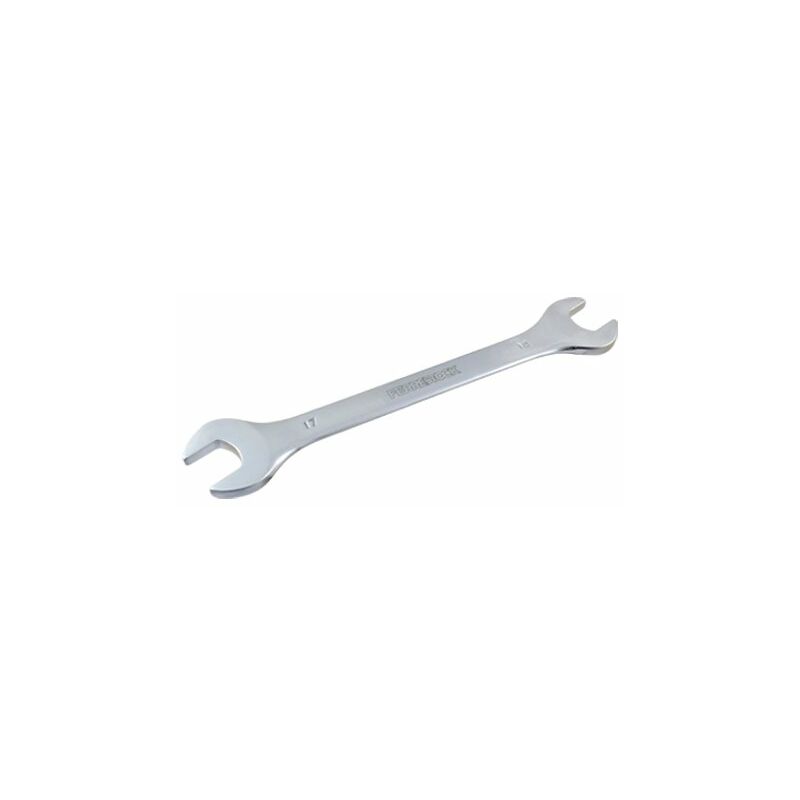 

Ferrestock FSKLLF1617 Llave fija con boca de 16mm y 17mm, fabricado en cromo vanadio de alta calidad, acabado satinado