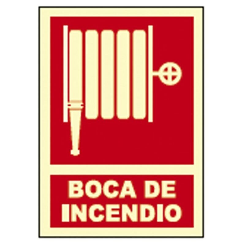 

EDM - Cartel señal boca de incendio fotoluminiscente