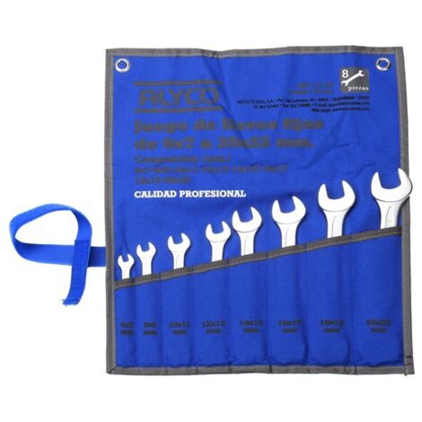 LLAVE FIJA JG 8 PZS BOLSA - 6-7/20-22