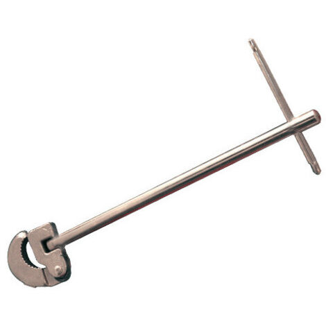 Llave fija para lavabo Brixo de 270 mm – apertura universal, cabeza articulada