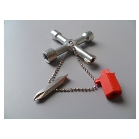 Llave Fontanero Cabina Control Gas-Agua-Electricidad