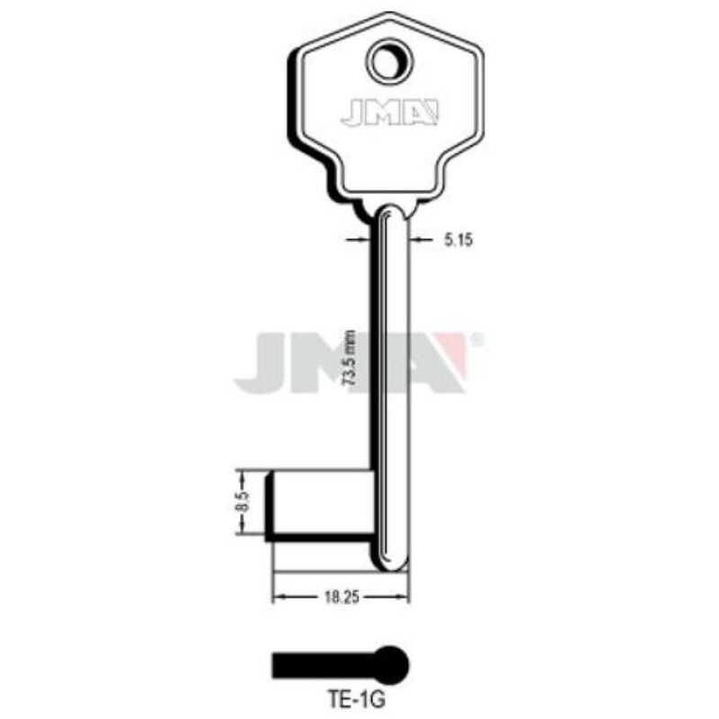 

llaves jma tipo gorja laton mod te-1g (caja 10 unidades) - Mibricotienda