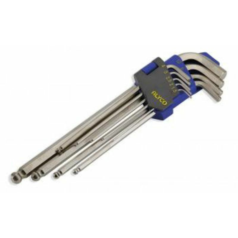 

Alyco-tools - LLAVE HEXAGONAL ACODADADA 9 UD EXTRA LARGA