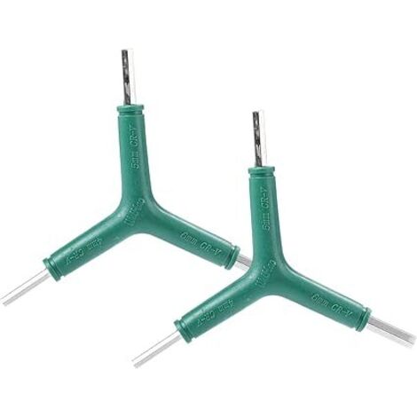 Llave hexagonal interna de acero ligero de alta dureza para reparación de bicicletas y lavadoras.