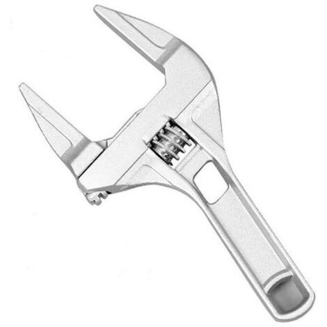 Llave inglesa ajustable, de gran apertura, llave para baño, mordaza ancha, 16-68 mm, vástago de aleación de aluminio, herramienta manual para fontaneros.