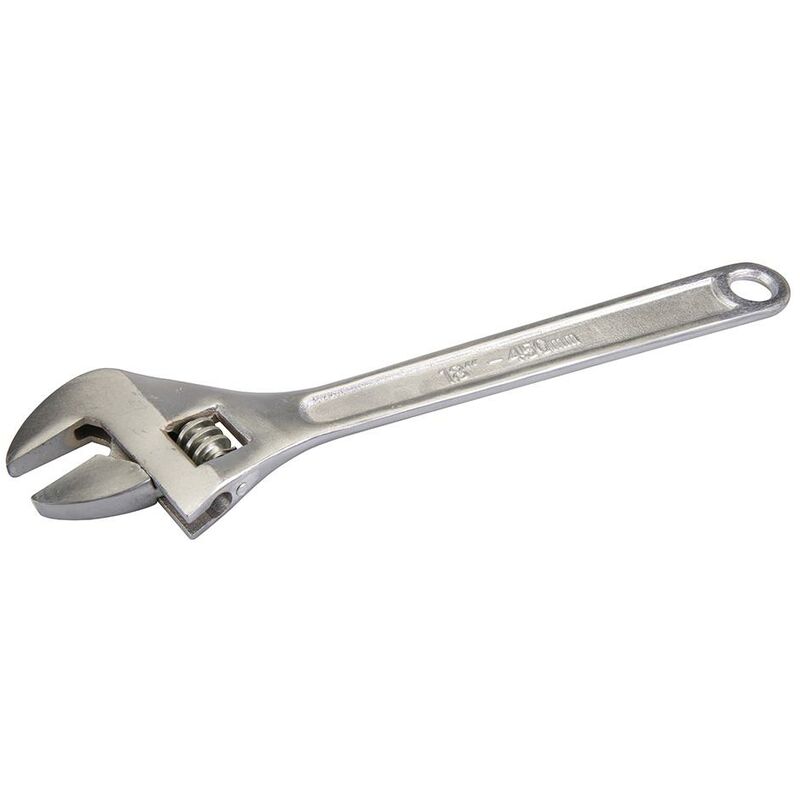 Silverline - Llave inglesa ajustable Longitud: 450 mm / Apertura: 50 mm