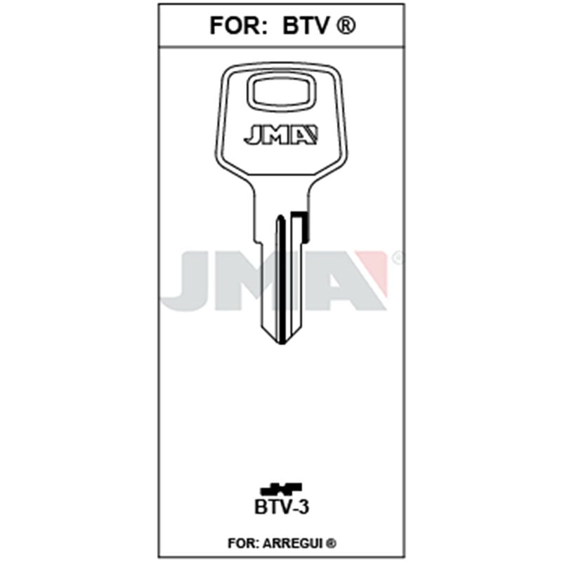 Llave de acero-B BTV-3