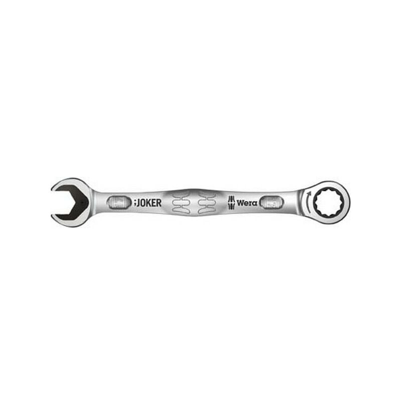 

Llave mixto con trinquete JOKER, lado e/planos : 16 mm, Largo 212 mm