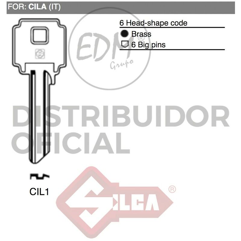 

Llave Laton Cil1 Cila