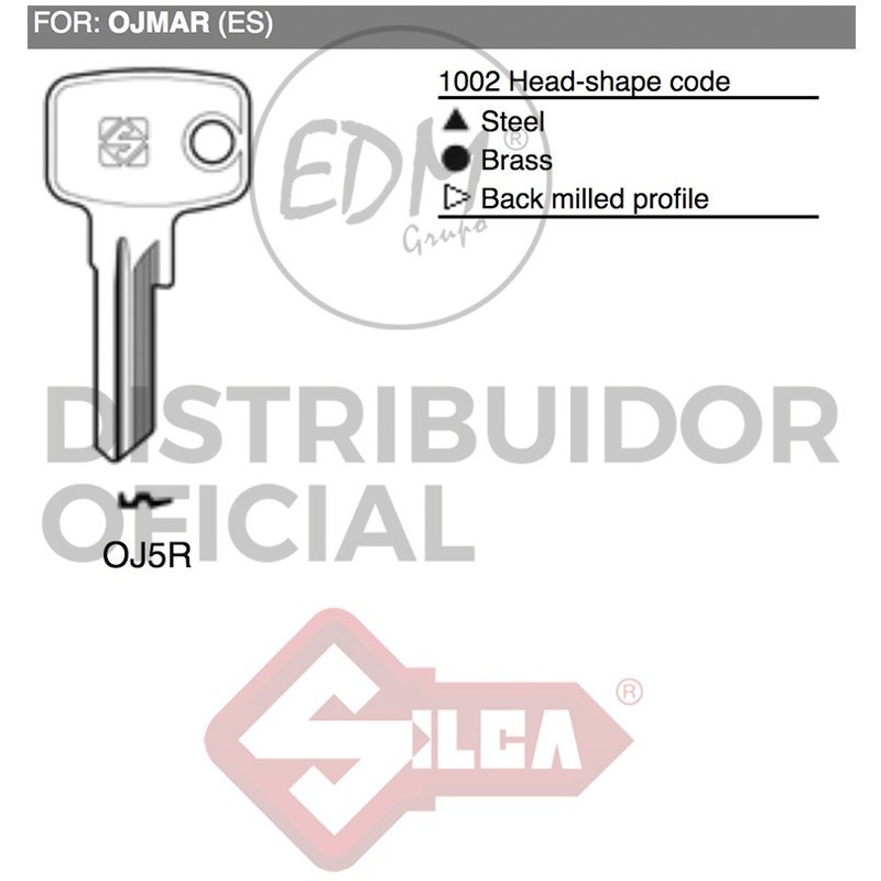 

Llave Laton Oj5R Ojmar - NEOFERR..