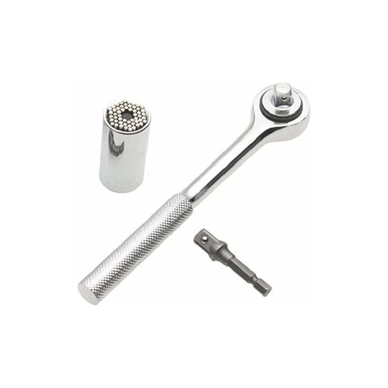 

Llave One con trinquete para todas las medidas de tuercas: barra Avvita para todas las llaves de tubo Joker universales de 7 mm a 19 mm
