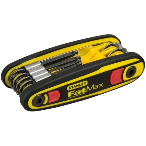 Llave macho - sobre soporte bloqueable - Mango bimaterial - Juego de 8 piezas - FATMAX - STANLEY, 0-97-552
