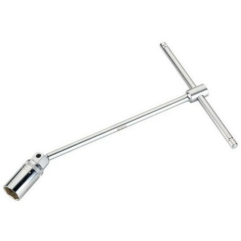 

ALYCO 191695 - Llave magnetica articulada para bujias con mango en T Cr V cromado 16 mm