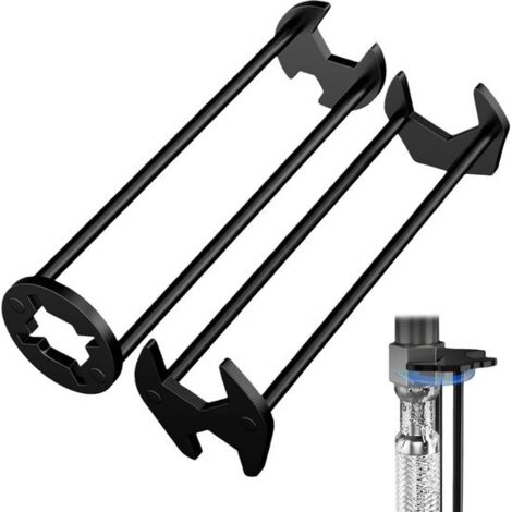 Llave multifuncional para fregaderos, llaves para grifos, herramientas para grifos, herramienta de fontanería universal adecuada para cocinas, baños y espacios domésticos pequeños.