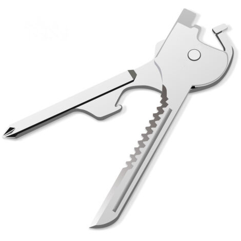 Llave multiusos, destornillador de bolsillo, multiherramienta, equipo EDC, dispositivo para exteriores.