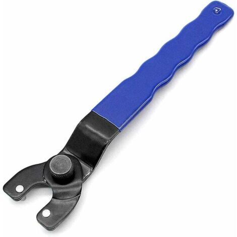 Llave para amoladora angular, llave para amoladora angular, llave de carraca para amoladora angular, llave de carraca con mango de plástico para amoladora angular para la instalación del disco de amol