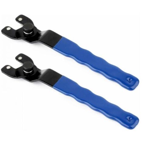 Llave para amoladora angular universal ajustable de 2 piezas con enchufe hexagonal, llave para amoladora angular fácil de instalar