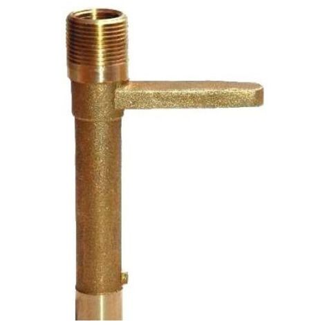 Llave para boca de riego en bronce 1"