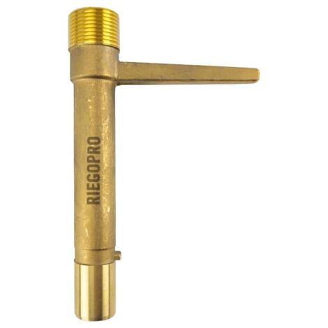 Llave para boca de riego en bronce 3/4"