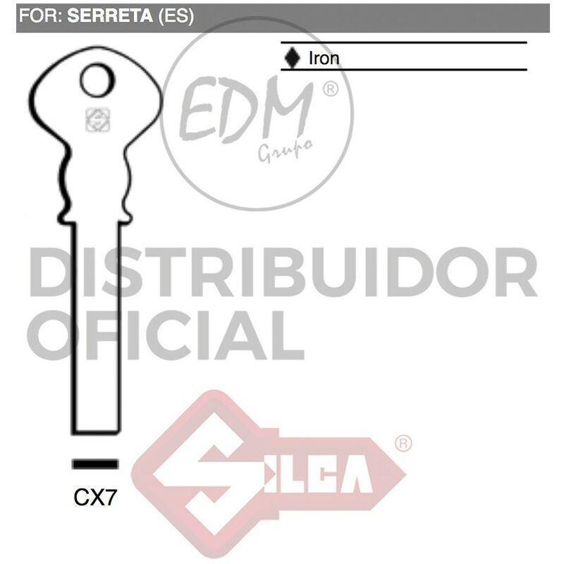 

Llave Para Caja De Correos Cx7 Serreta