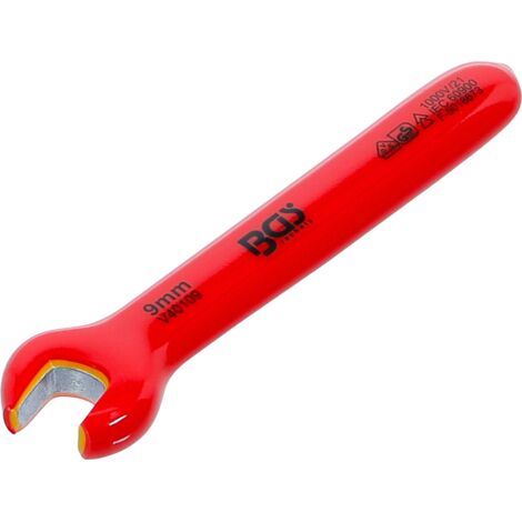 Llave plana de una boca VDE  9 mm