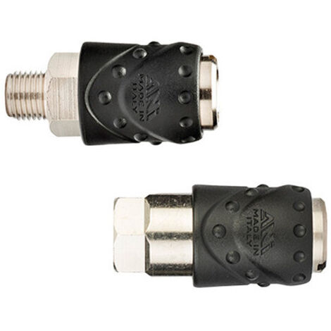 Llave rápida hembra de 1/4" para aire comprimido – Brixo