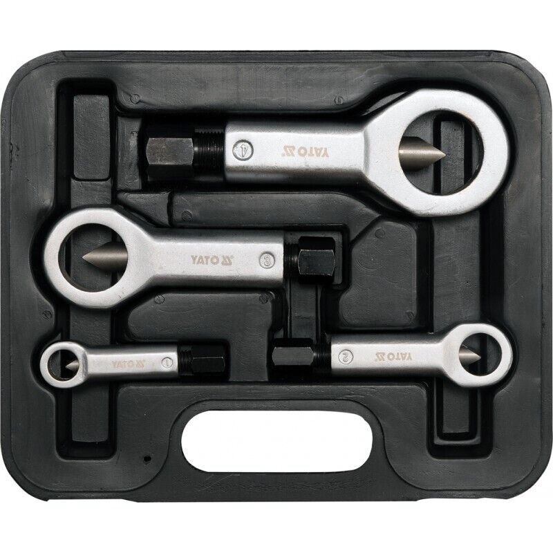 Yato - Juego de cortadores de nueces, juego de 4, YT-0585