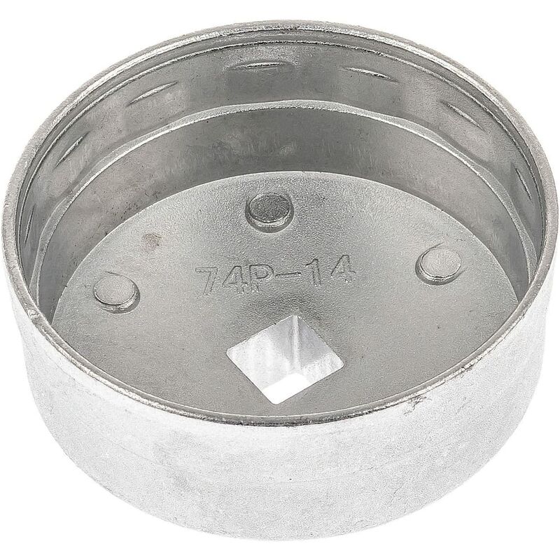 

llave tipo cazoleta para filtros de aceite 74 mm x14 1/2'