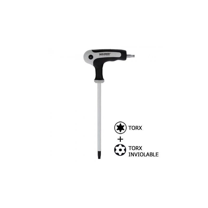 

Llave torx con mango 't' t06 inviolable - Maurer
