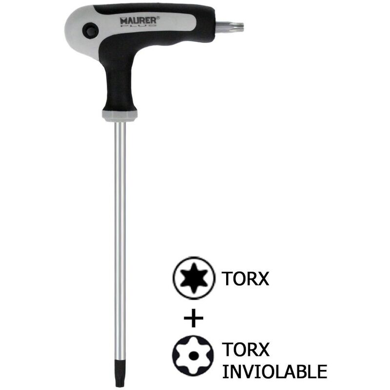 

Llave torx con mango 't' t08 inviolable - Maurer