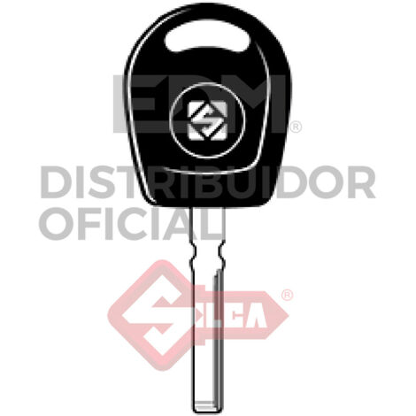 LLAVE TRANSPONDER S/CHIP - C/TAPON PARA DODGE Y VOLKSWAGEN HU116TE