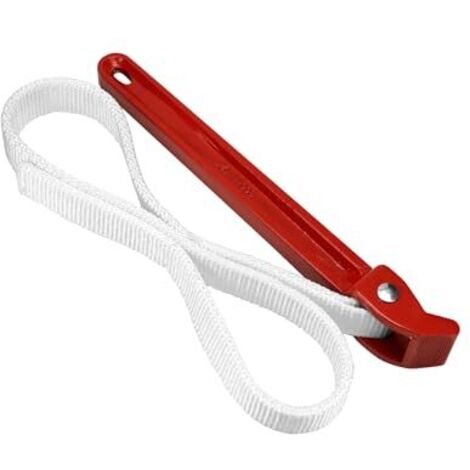Llave universal para filtros de aceite, correa de nailon, longitud 865 mm, espesor 6 mm, ajustable hasta un diámetro máximo de Ø160 mm